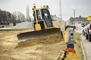 Dozer SITECH Trimble 3D Fine Grading