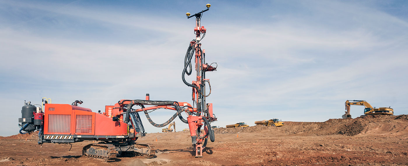 SITECH Trimble DPS900 System on Drill