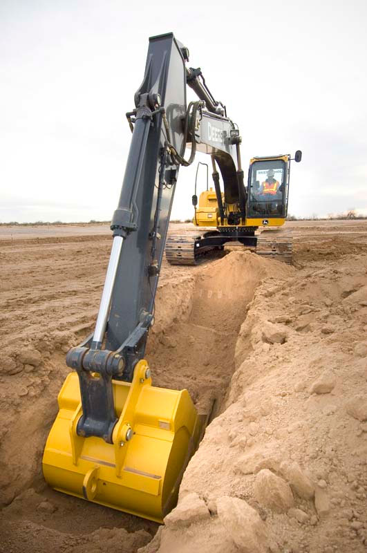 SITECH Trimble 2D Grade Control on a Excavator