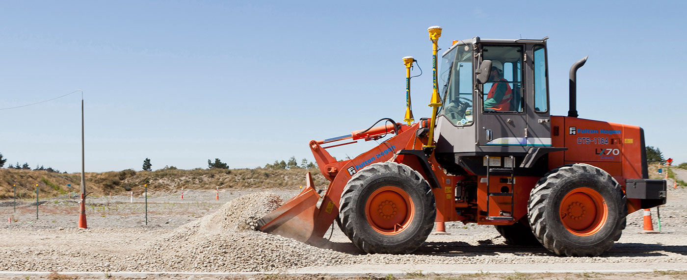 SITECH Trimble GCS900 on Wheel Loader